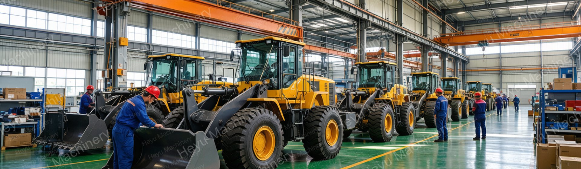 Heyu Machinery factory production line